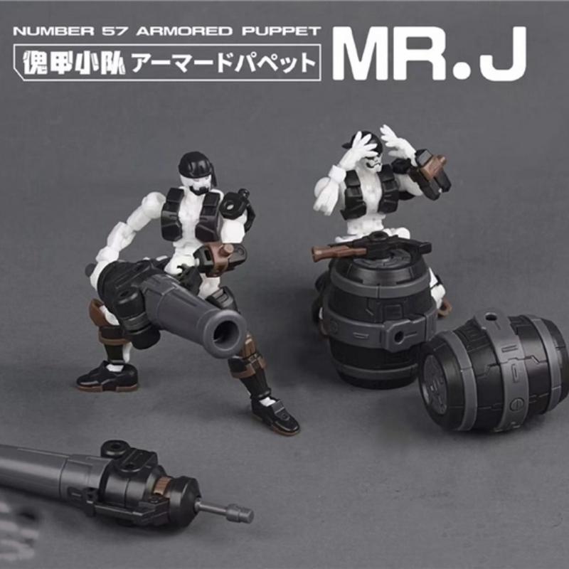 Number 57 1/24 Armored Puppet Pirate Legion Assembled Model Kit Articulated Mecha Action Figures Toy Desktop Ornament Boy Gift