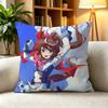 UUmamusume Pretty Derby Uma Musume Game  Square DoubleSided printed Pillow Case Bedroom Bedside Pillow Sofa Cushion Cover