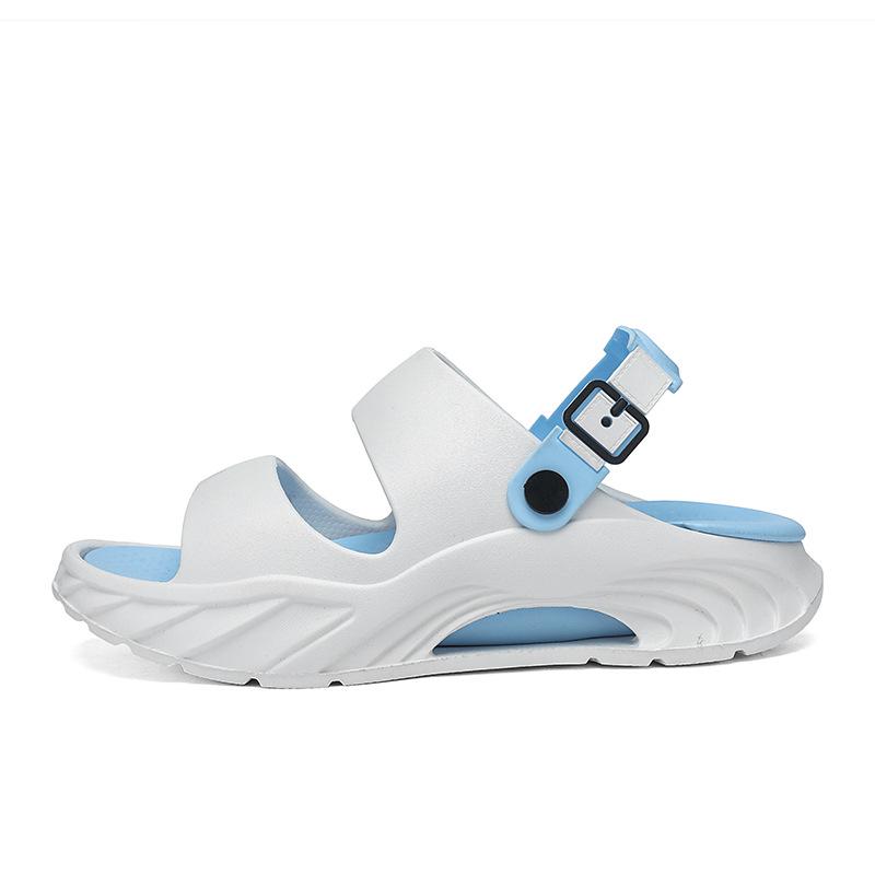 Men's Trendy EVA Cross-Strap Sandals – Thick Sole for Outdoor Sports & Beach