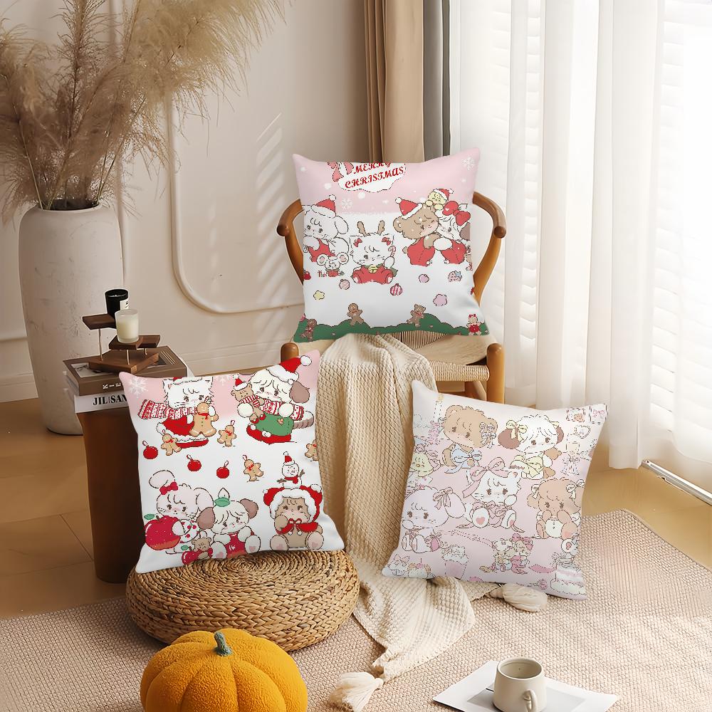 Cartoon Mikko cute cawaii Pillow Case Office Cushions Suitable For Sofa Car Bedroom Decorative Cushion Cover