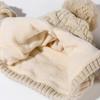 Warm Lining Pullover Cap Pom Pom Ball Woolen Hat New Beanie Hat  Women