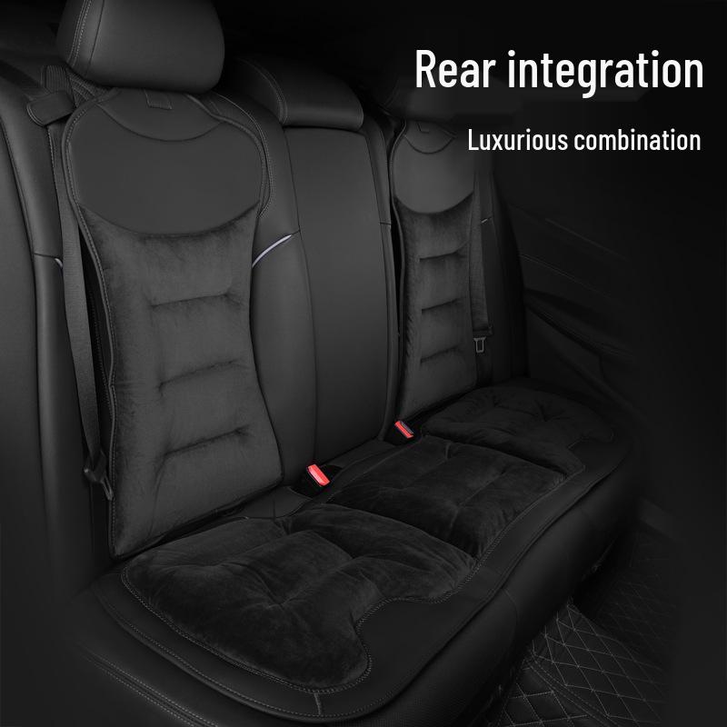 Uniwersalny Zimowy Pluszowy Pokrowiec na Poduszkę Siedzenia Samochodowego dla Mercedes-Benz & BMW - Pasuje do Wszystkich Modeli Pięciomiejscowych