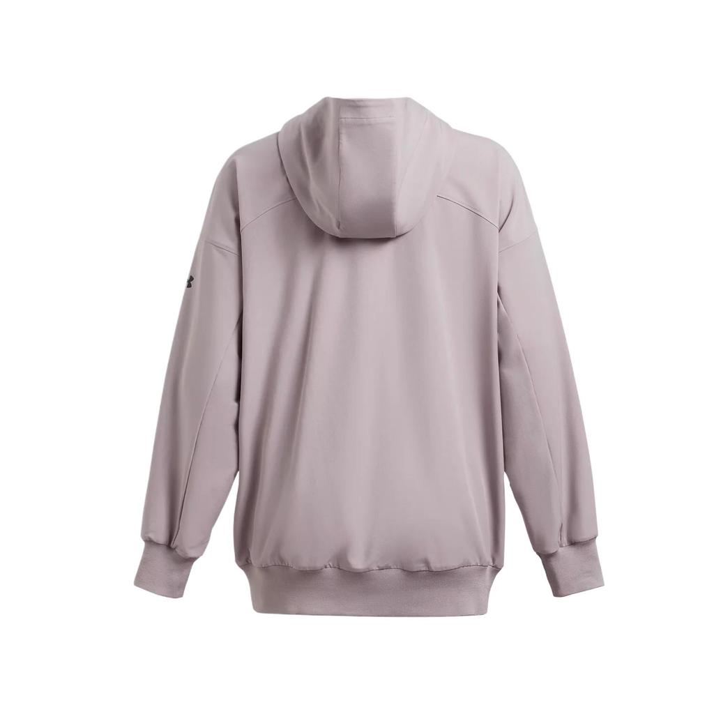 Under Armour Unstoppable Hooded Solid Loose Jacket Women Jackets Fatigue-Gray 1386477-015