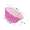 100Pcs Paper Muffin Cups Cupcake Liners Baking Wrappers Grease Proof Sturdy Fade Resistant for Cupcakes Muffins Small Cakes