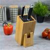 BAMBOO KNIFE BLOCK STAND KINGHOFF KH-1558