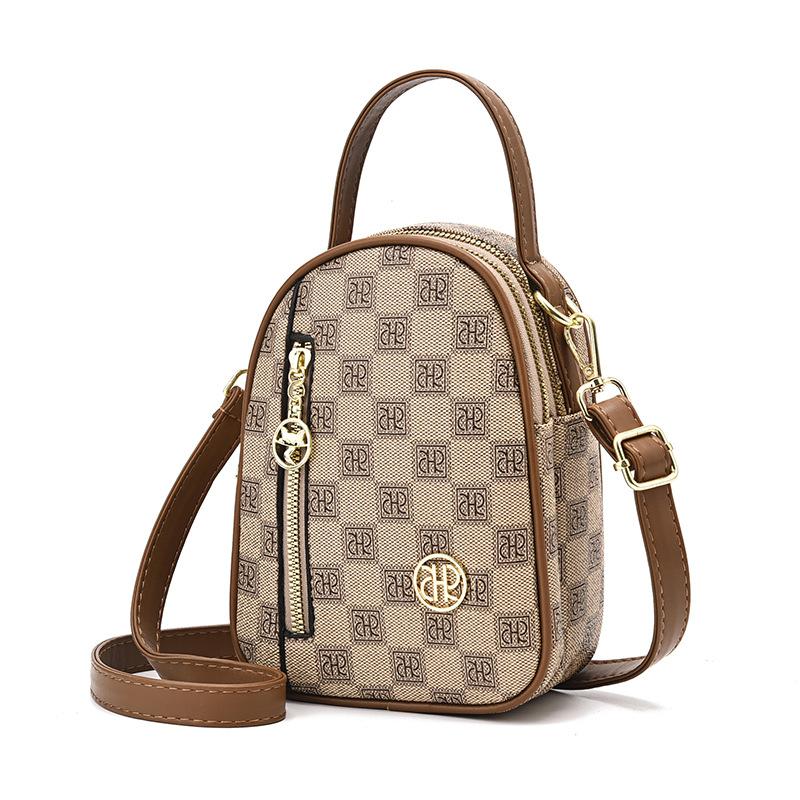 Summer bag women's 2025 new casual mobile phone bag simple fashion versatile lightweight shoulder messenger bag women's bag tide