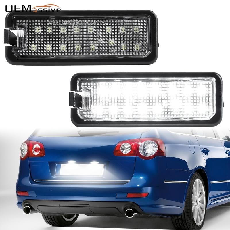 Canbus LED License Plate Light for VW Golf MK4 MK5 MK6 MK7 Passat B7 Eos, Error Free Number Plate Lamp