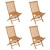 5 Piece Teak Wood Outdoor Dining Set