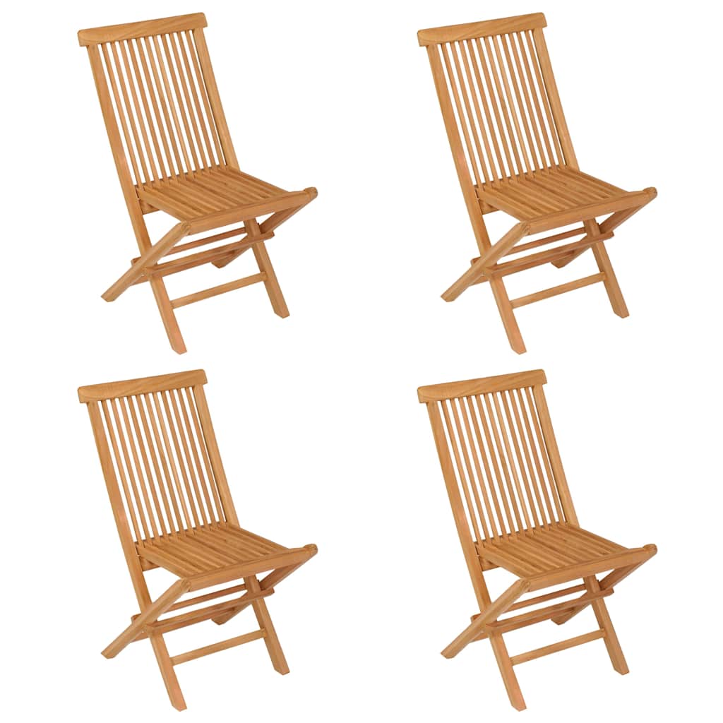 5 Piece Teak Wood Outdoor Dining Set