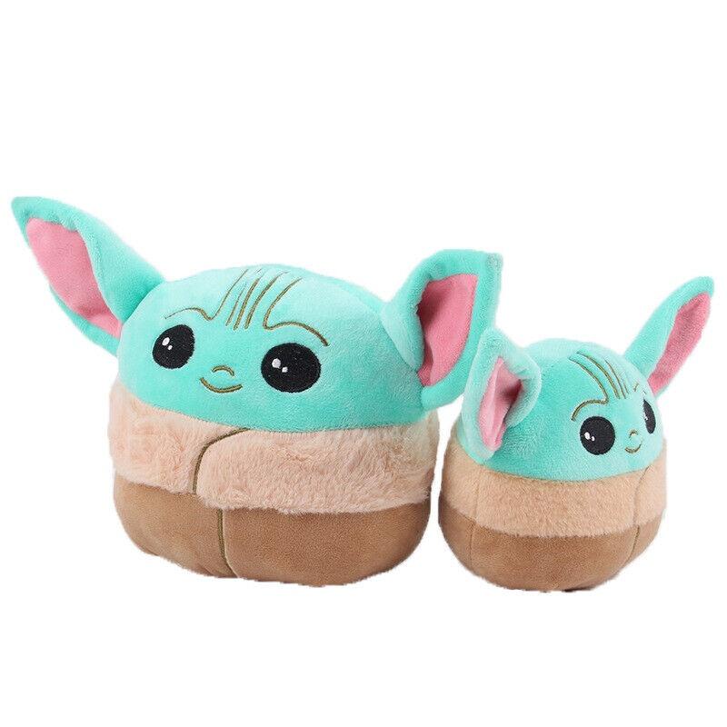 Adorabile Peluche Bambino Yoda Cuscino Con Tessuto di Cristallo Super Morbido Per Bambini Fan