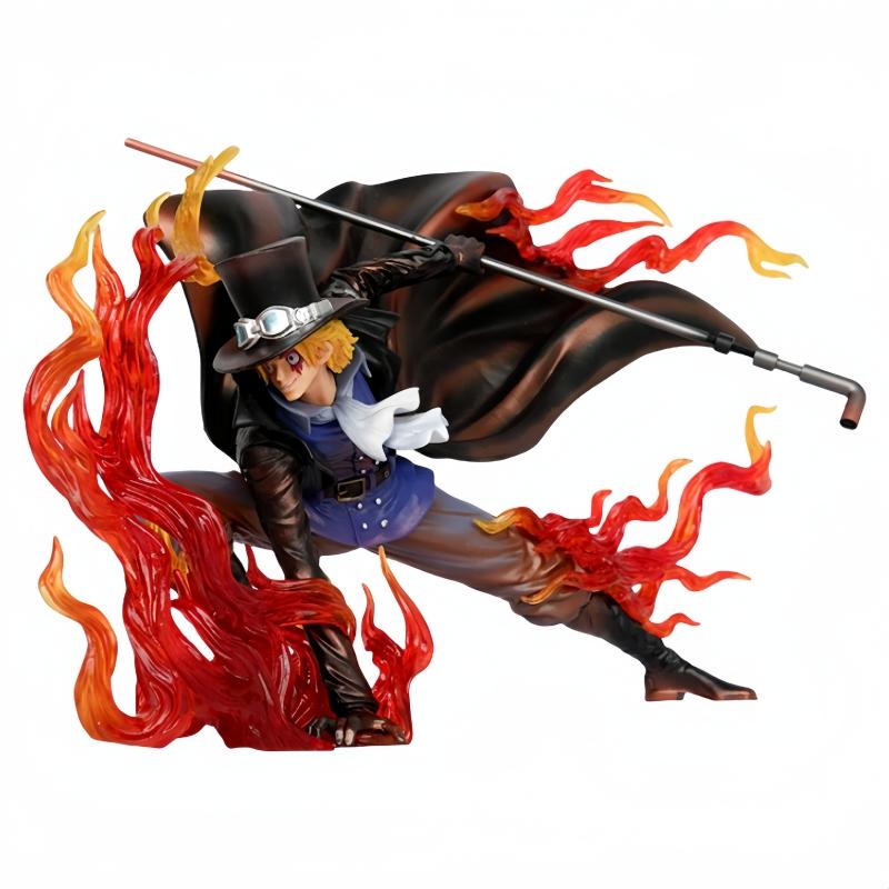 Anime One Piece Gk Figure Iu Resonance Fire Fist Sabo Revolutionary Army Pvc Action Figurine Decoration Model Statue Toys Gifts