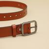 Cowhide Leather Stylish Belt For Men And Women Business Casual With Metal Pin Buckle For Use Daily