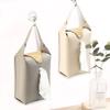 Tissue Car Box Can Be Hung Fashion Leather Living Room Bathroom Storage Bag