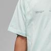T Shirts Men's Slight Green Crew Neck Moderate Straight Fit DX9592-394