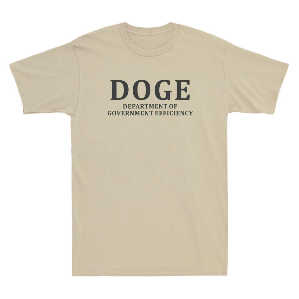 Doge Departunisext Of Governunisext Efficiency Funny Political Quote Unisexs Tshirt New