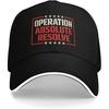 Operation Absolute Resolve Graphic Baseball Cap Casual Polyester Adjustable Unisex Cap
