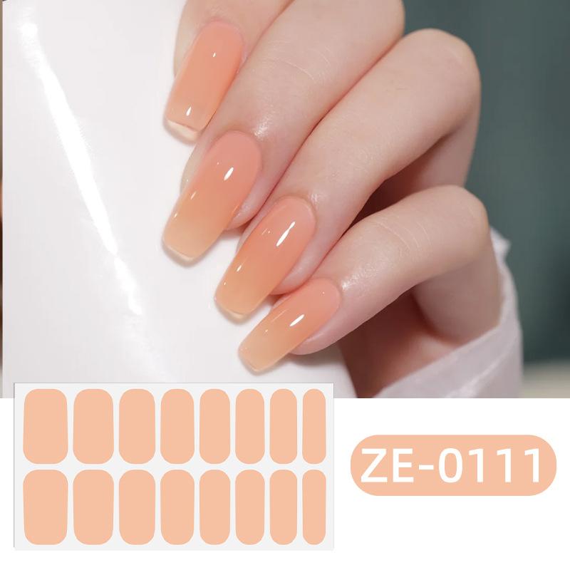 Adesivi per unghie in pellicola, Adesivi per unghie a colori solidi impermeabili, Nuovi adesivi per nail art a copertura totale