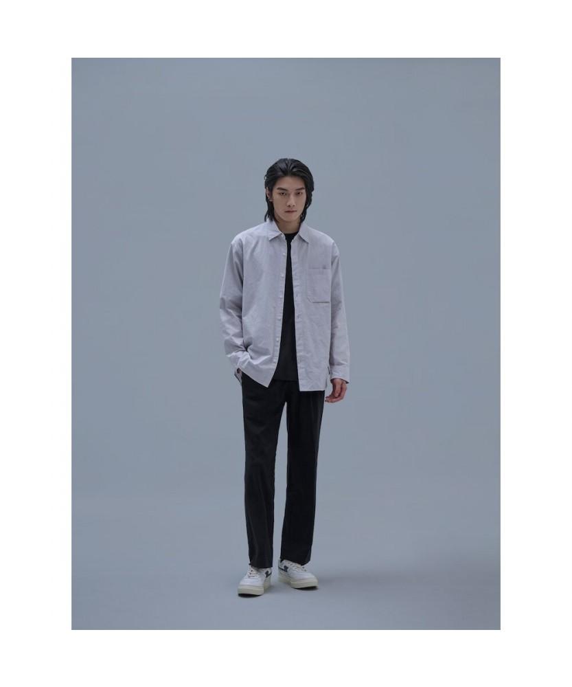 SHIFT.G Solid Cloud Shirts Light Gray