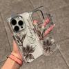 Retro Lilie Transparent Hülle Geeignet für IPhone 17 16 15 Pro 14 13 12 11 Pro Max 17Air 16E Plus Weiche Silikon Rückseite