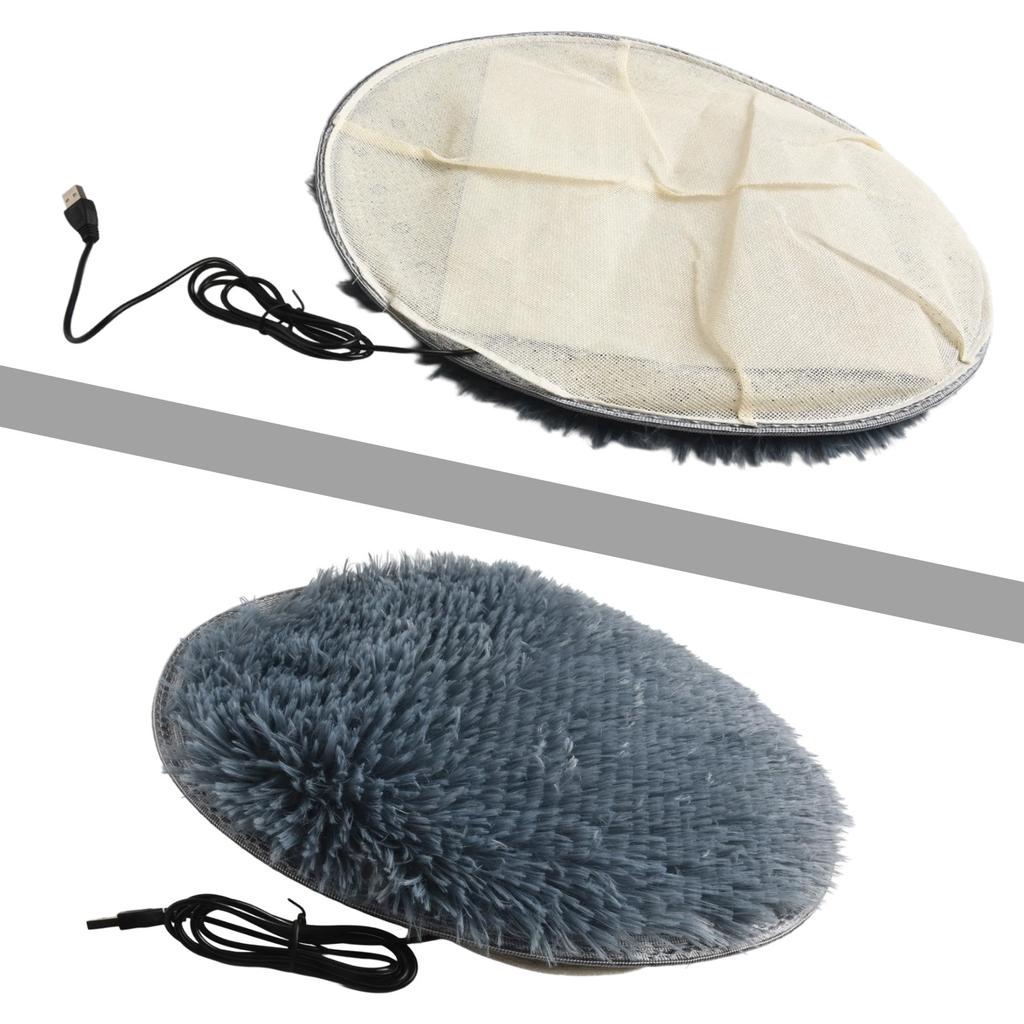 Tappetino Riscaldante Alimentato da USB per Animali Domestici Morbida Coperta Elettrica in Peluche per Gatti e Cani Progettata per Tenere al Caldo i Tuoi Amici a Pelo