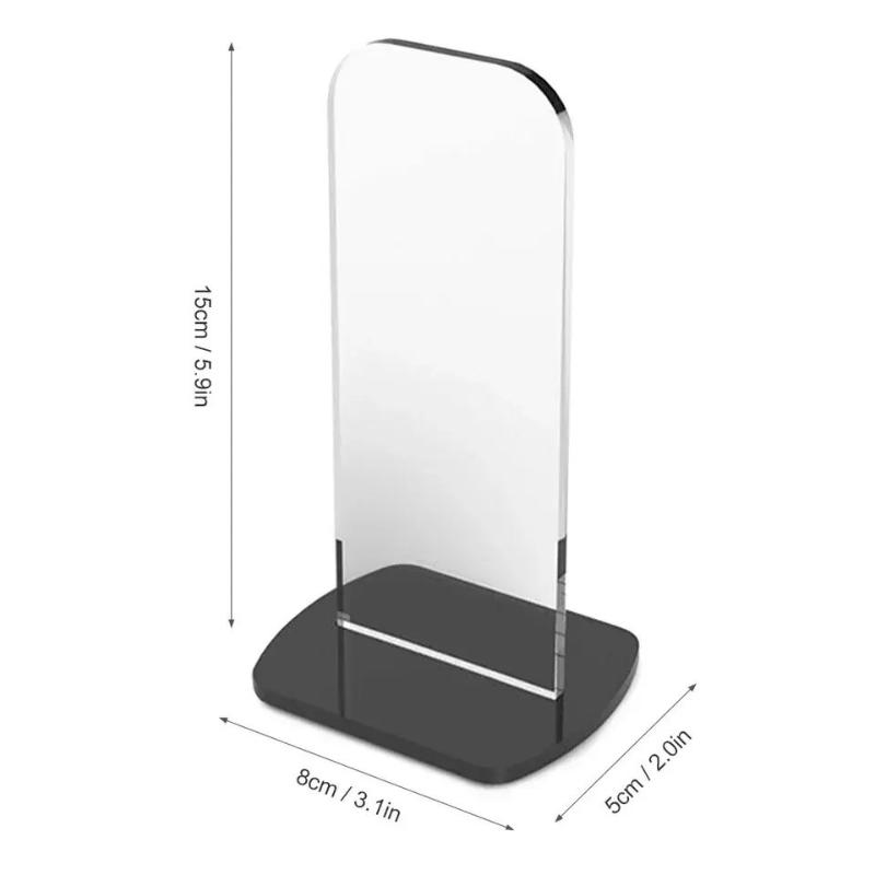 1Pc Clear Acrylic Boxing Gloves Display Rack For Home Store Vertical Storage Stands Sports Glove Holders Desktop Organizer