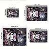 1pc Sanrio Kuromi Mermaid Printed Office Carpet Rectangle Rug Under The Table,Perfect Room Decor for Living Room, Bedroom, Kitchen, Non-slip Floor Mat