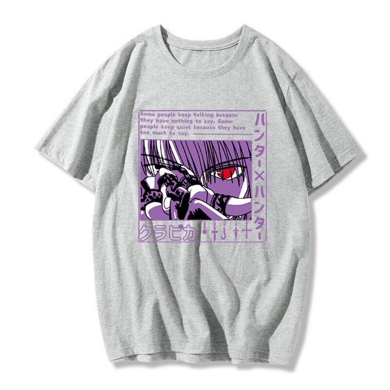 Hunter X Hunter Kurzarm T-shirt Harajuku Cartoon Anime Shirt