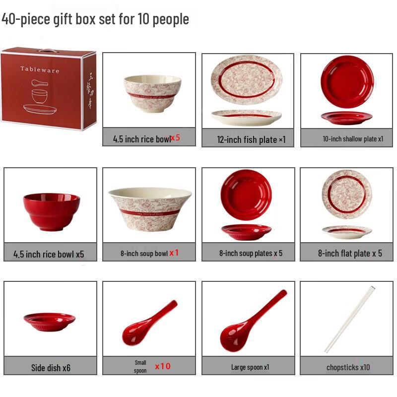 Ru Han Nordic Style Newlywed Dinnerware Set