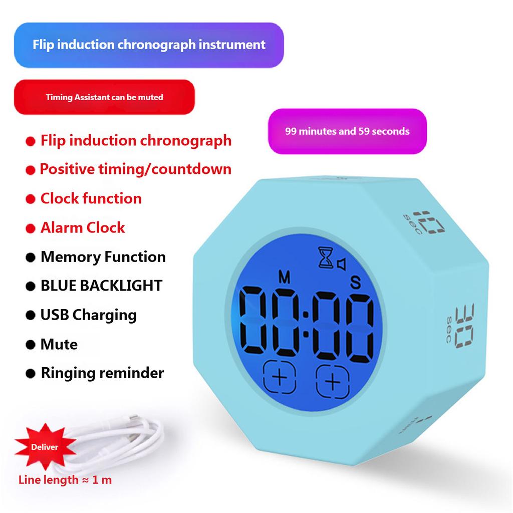 Clear Visibilities Gravities Flipping Kitchen Timers Timing Tool for Accurate Time Control and Easy Operation in Daily Use