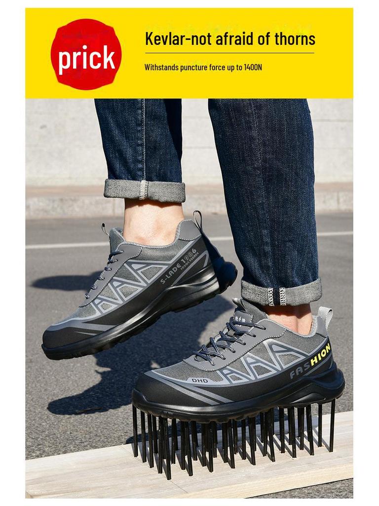 Herren Isolierte Elektriker Arbeitssicherheitsschuhe - Anti-Quetsch- & Durchtrittsichere Kunststoffkappe