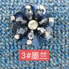 Color Beads Flower Crystal Handmade Beads Clothing Jewelry Patch Decal Accessories Diy