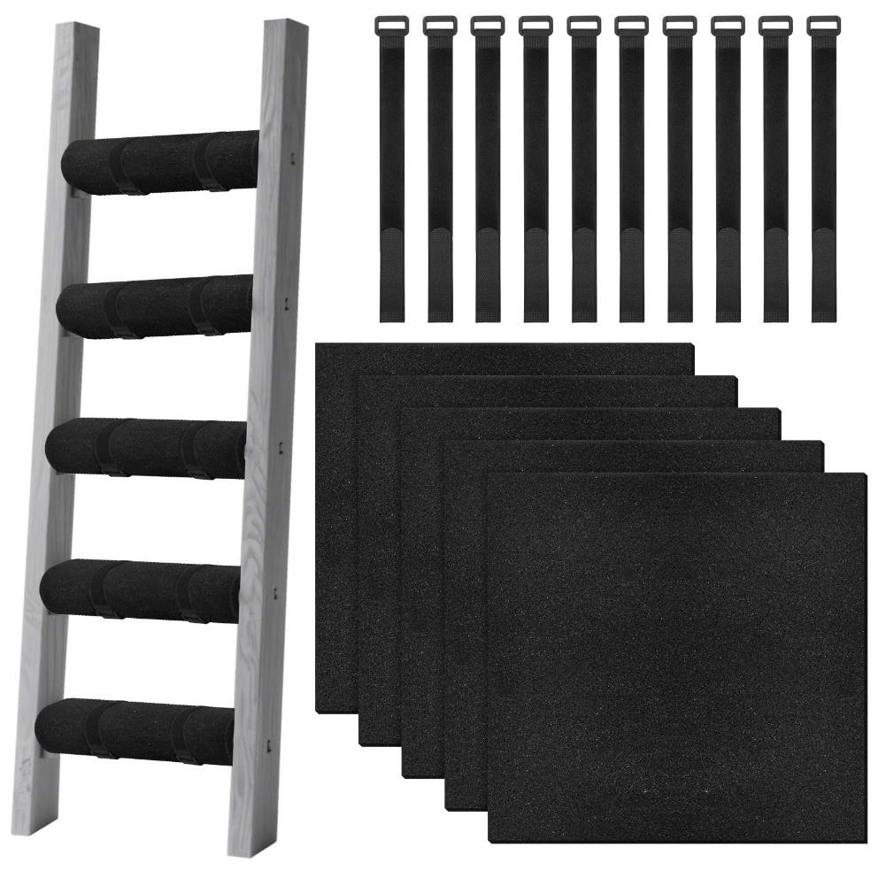 As Shown Versatile Foam Covers For Ladders Bunk Bed Ladder 10 Adjustable Straps No-slip Design Quiet Environment