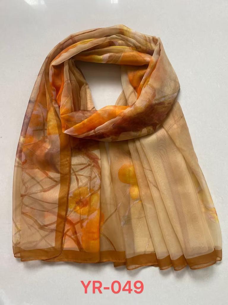 Seiden Strandstolen Damen Hijab Schal Sonnenschutz Schal Wickel Damen Schals Foulard Strandstolen Weiblich Großes Bandana Echarpe