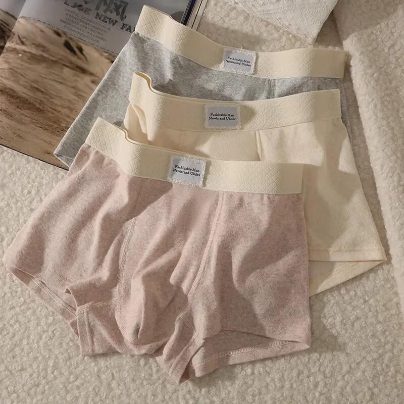 Men's Soft Modal Cotton Antibacterial Boxer Briefs 3-Pack