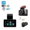 4G LTE 2K Dual Dash Cam, WiFi, GPS, Remote Monitor, Front and Rear, Night Vision