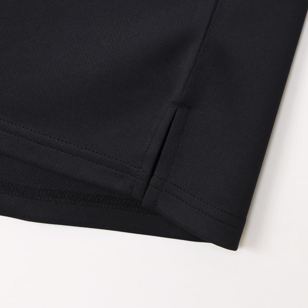 Champion Long Sleeve Round Odor Quick Script Basketball Boys Kids' T-Shirt, Neck, Antibacterial, Resistant, Drying, Logo, T-Shirt, Black, CK-AB411,