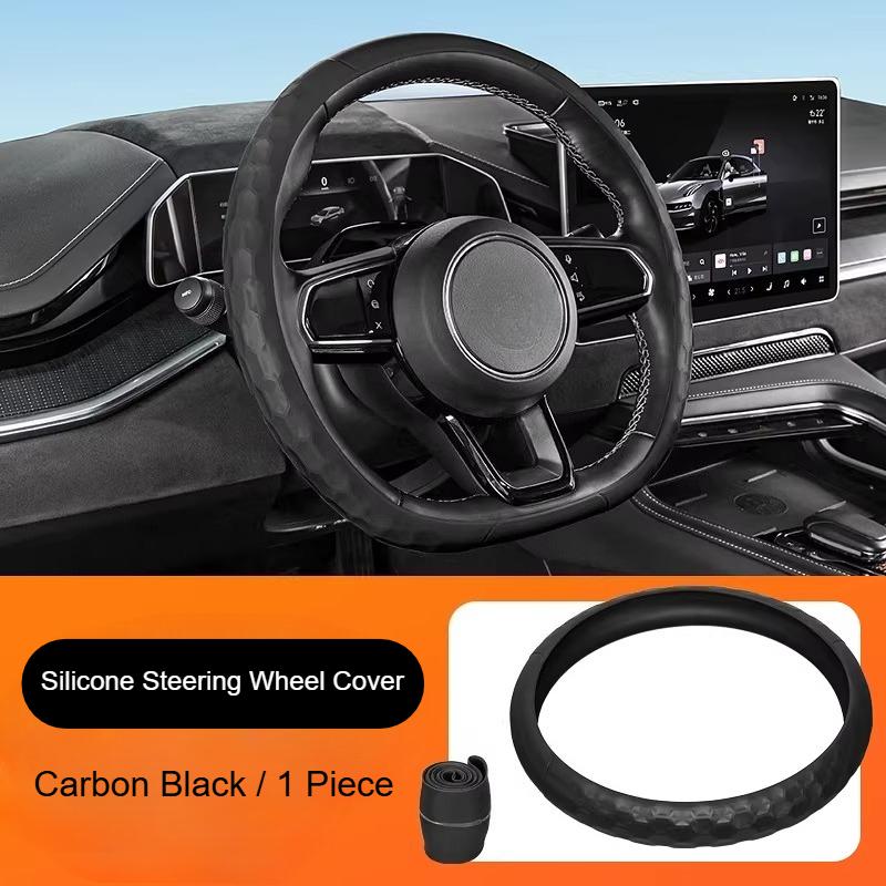For Zeekr 001 2024-2025 Silicone Steering Wheel Cover Anti-Slip & Sweatproof Car Steering Wheel Protector