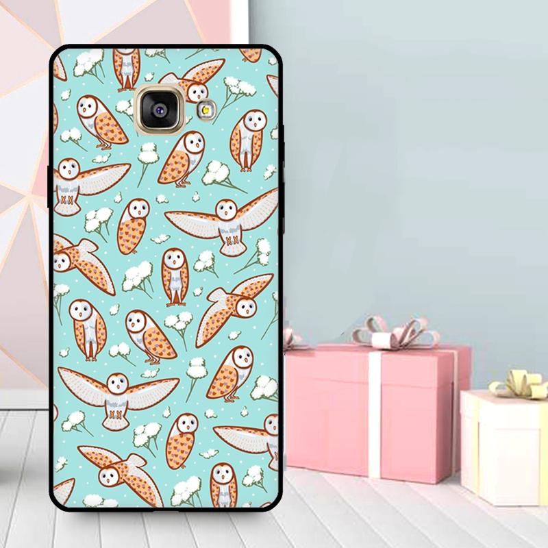 Cute Owl Cartoon Case For Samsung Galaxy J7 J5 J3 2017 J1 A3 A5 2016 A9 A7 A6 A8 J8 2018 J6 J4 Plus Cover