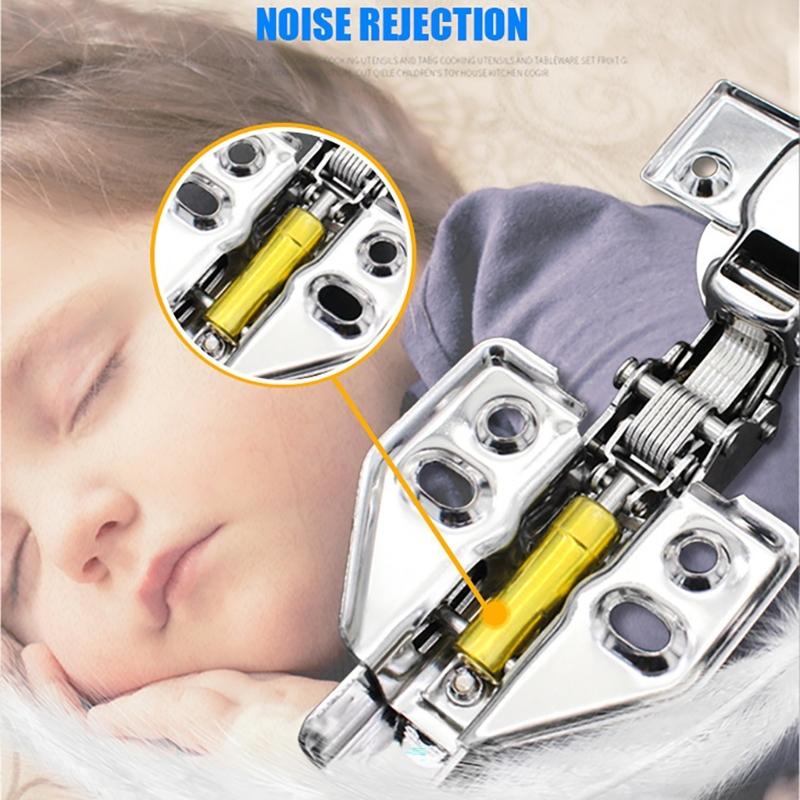 2Pieces Cabinet Hinges Repair Set Featuring 1 Plates and 12 Screws Sturdy Stainless Steel for Home Projects Supplies