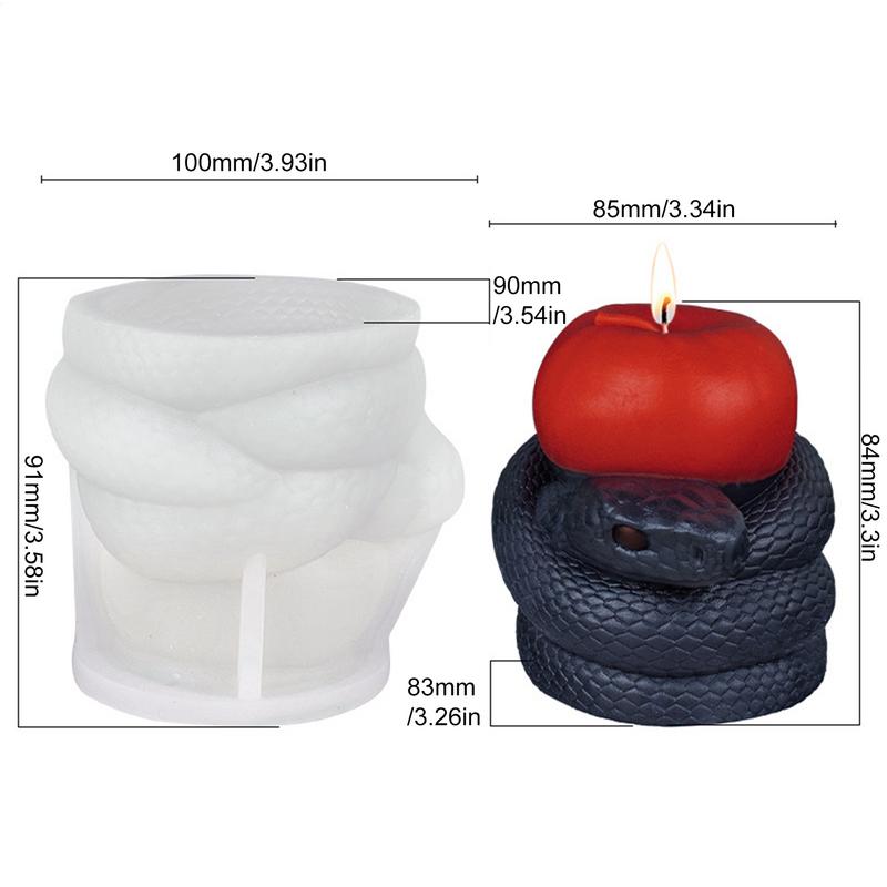 Candle Silicone Mold Festive Decorative Candle Mold Non Stick Soap Crafting Making Tool For Figurine Casting Art Projects Crafts