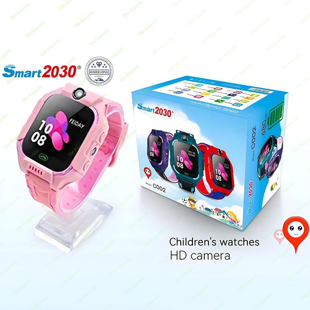 Kids Smart Watch 2G SOS GPS Location Sim Card Call Smartwatch HD Camera Waterproof Watch Gift For Ios Android Children Gifts New