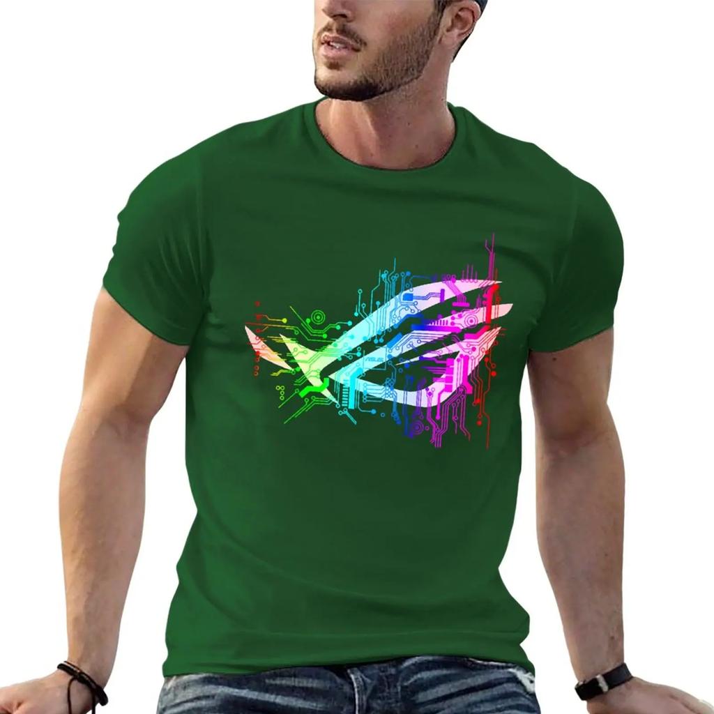 Asus Rog Premium T-Shirt plus size tops animal print shirt for boys vintage t shirt plain t-shirt vintage t shirts