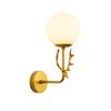 Die Wandlampe im Wohnzimmer ist einfach und modern, und das nordische Geweihschlafzimmer ist kreativ. Die Flur- und Balkontischlampe