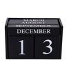 Calendario decorativo nordico bianco nero in legno semplice fai-da-te blocchi di legno decorazione per la casa