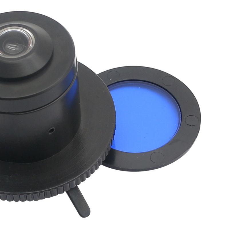 5 Pieces Microscope Filters 32 35 42 45mm Diameter Biological Microscope Accessories Green Blue Yellow White Red Optical Glass