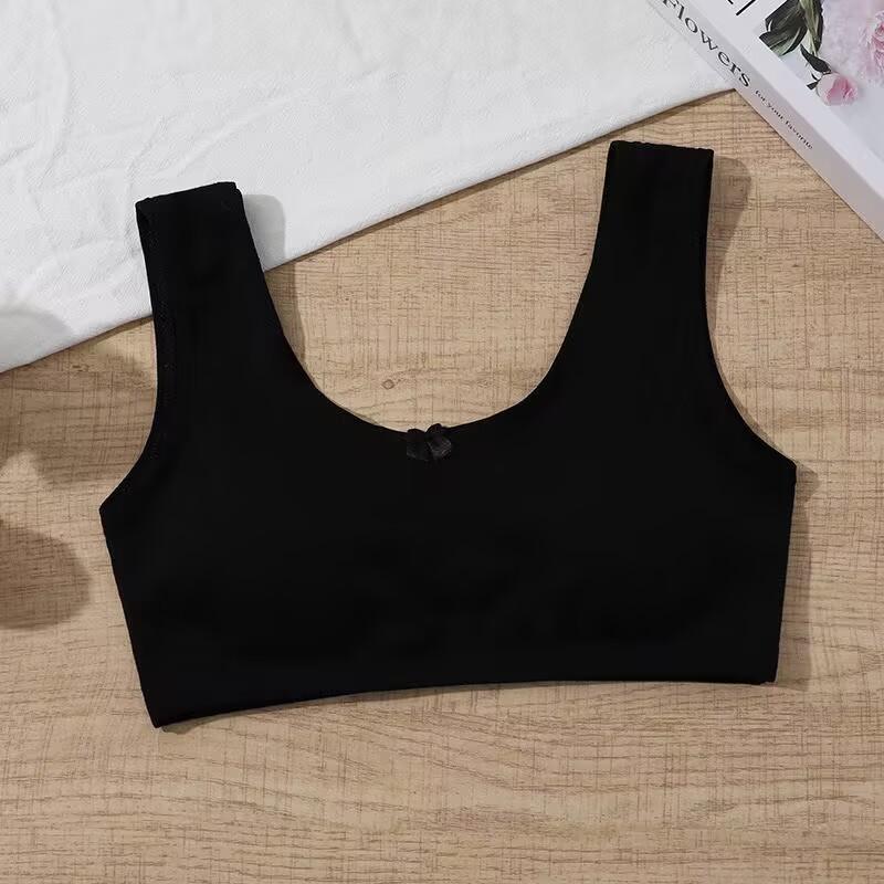 Mädchen-BH, atmungsaktiv, Teenager-BHs für Kinder, Adolescente, Dessous, einfarbig, Teenager-Weste, Mädchen-Röhrenoberteile, Unterwäsche