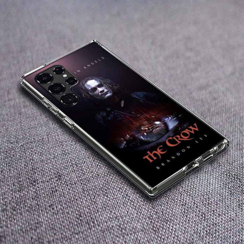 Movie THE C-CROW Phone Case For Samsung Galaxy S24 S23 S21 S20 FE S22 S26 Ultra S25 Edge S10 Plus Cover Clear TPU Capa Shell Coq