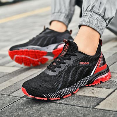 Men's Running Shoes Breathable Man Sports Sneakers Lace Up Comfort Casual Walking Shoes Athletic Training Footwear Plus Size 48
