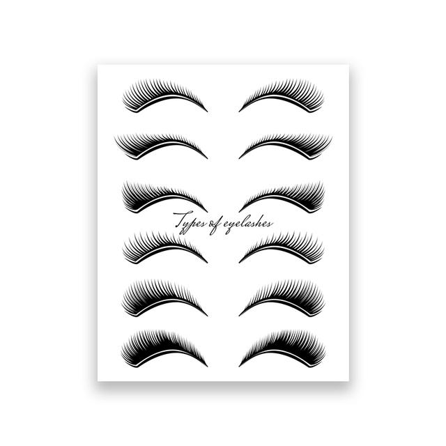 

Мода Краса Посібник техніка з нарощування вій Макіяж Плакат Картини на полотні Настінні картини Магазин краси Салон Домашній декор 21x30 No Frame