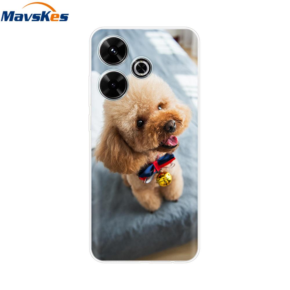 Case for Xiaomi Poco M6 4G Capa For Funda de teléfono Redmi 13 4G Back Cover For Etui Xiaomi Redmi 13 PocoM6 4G Phone Coque Para